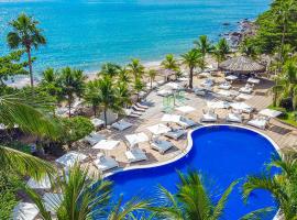 DPNY Beach Hotel & SPA Ilhabela，位于伊利亚贝拉的带按摩浴缸的酒店