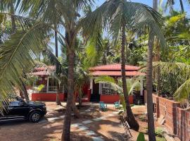 Sandcastle Cottages 1 AC - Indoor Pool - WiFi - SmartTV - Parking - Diveagar，位于戴维格的酒店