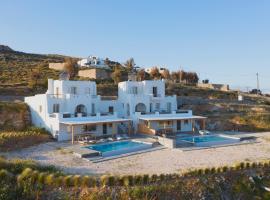 Vouno Luxury Villas，位于Glinado Naxos贝勒尼亚塔附近的酒店