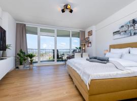 Primero Top-Suite I 22 Stock I Messe Zentrum Kongress，位于奥格斯堡的酒店