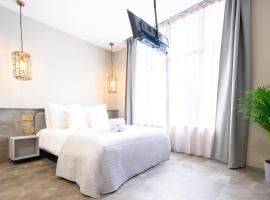 Newly Build Utopia City Penthouse 7-Minutes from Rotterdam CS app3，位于斯希丹的酒店