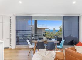 Lavish 3-bedroom ocean apartment in Wollongong，位于卧龙岗North Wollongong Station附近的酒店