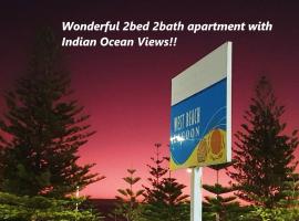 Wonderful 2bed 2bath Apartment With Ocean Views !，位于珀斯的公寓