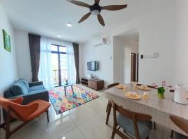 2 Parking Comfy Condo Desaru Town PoolNetflix，位于Bandar Penawar的酒店