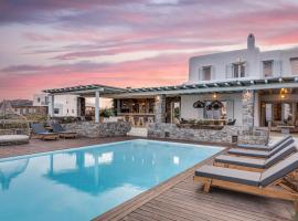 El Sueno Villa Mykonos，位于卡拉法蒂斯的酒店