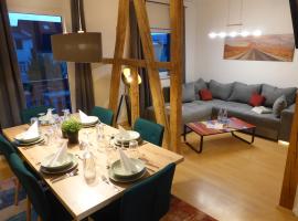 Jena City Apartment, sonnig, kostenloses Parken & Wifi，位于耶拿的酒店