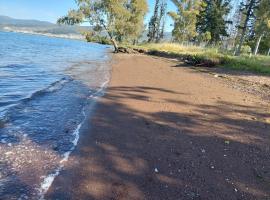 Villa Laguna -house by the beach，位于Karavómilos的酒店