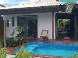 Casa 2 Suítes com Ar, Piscina a 400 mts Praia - Taipu de Fora Barra Grande #3，位于马劳的度假屋