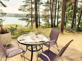 JW MAZURY domy wakacyjne nad jeziorem-DOM ŻURAW，位于Waplewo的酒店