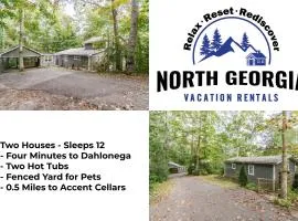 New Listing! Two Houses - 4 Minutes to Dahlonega