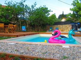 Holiday home in Les Vans with private pool，位于莱旺的酒店