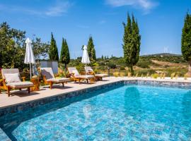 Sunny Paradise Luxury Villa With Pool & Hot Tub，位于帕福斯Sanctuary of Aphrodite附近的酒店