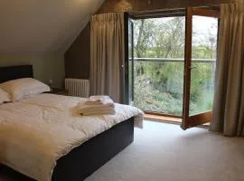 Boutique double room with countryside views