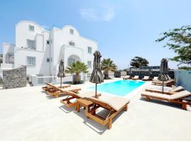 White Lily Santorini - Adults Only 16 Plus，位于佩里沃罗Perivolos Beach的酒店