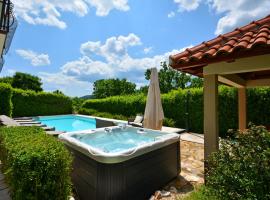 Villa Bisko with heated pool & jacuzzi，位于特里尔的酒店