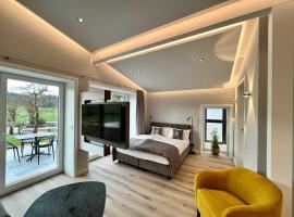 DRIEHOF LandGut & Residenz LifeStyle-Comfort Apt 7，位于泰克伦堡的家庭/亲子酒店