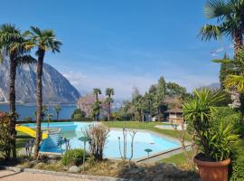 Schwimmbadferien am Luganersee，位于比索内的低价酒店