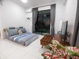 New Cozy The Sun Homestay at Sg Nibong Bayan Lepas Factory Area，位于峇六拜的公寓