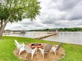 Hot Tub and Dock Lakefront Mabank Home