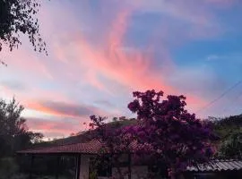 Casa de campo com piscina a 2 min de cunha