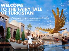 KARAVANSARAY Turkistan Harbour Hotel - Free FLYING THEATRE Entrance，位于Türkistan的酒店