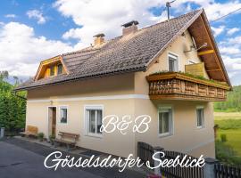 B&B Gösselsdorfer Seeblick，位于Sittersdorf的酒店