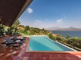 SaffronStays Shambhala Lakeside - 3BHK Villa with Infinity Pool, Lakeview Deck & Alfresco Dining