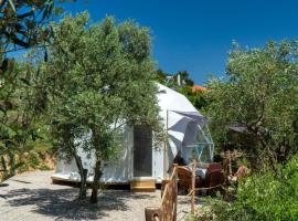 luxury dome tents ikaria ap'esso，位于Raches的豪华帐篷