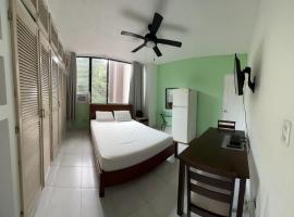 Habitación amplia con baño privado en Apartamento familiar，位于巴拿马城的酒店