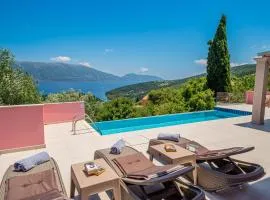Villa Helios Sea View & Private Pool near Fiskardo