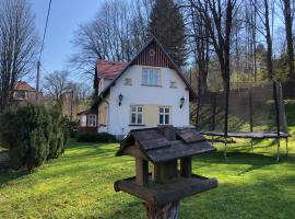 ADELLE cottage in KRKONOŠE national park，位于Rudník的酒店