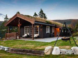 Luxury cabin in the mountains with all facileties，位于SønstebøSleipner附近的酒店