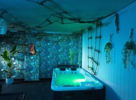Casawellness améthyste ou jaspe océan avec jacuzzi intérieur，位于Floreffe的酒店