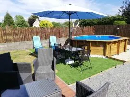 Kerguil-hanna agréable et familiale, 4 pers, piscine privée du 15 juin à mi-septembre