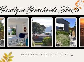 Paraparaumu Beachside Studio，位于帕拉帕拉乌穆的海滩短租房