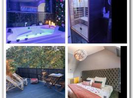 Sauna, jacuzzi, terrasse et parking，位于鲁昂CHU Rouen Normandie附近的酒店