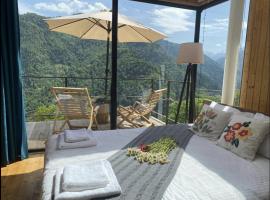 Lemanor lodge - Mountain cottages in Georgia，位于Kʼveda Chʼkhutunetʼi的酒店