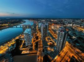 Belgrade Waterfront - River Residence，位于贝尔格莱德的公寓