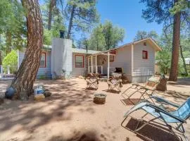 Grill and Fire Pit Payson Vacation Rental Cabin