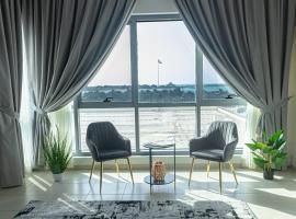 Super 2 Bedroom Sea View，位于阿布扎比阿布扎比滨海路附近的酒店