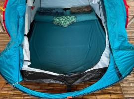 Bamboo Nest Beachfront Floating Tent，位于公主港的海滩酒店