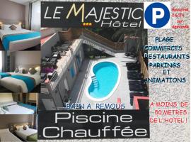 Hotel Le Majestic Canet plage，位于鲁西隆地区卡内鲁西兰约拿赌场附近的酒店