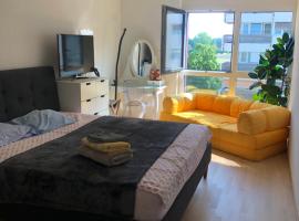 One bedroom 3pieces entire Modern Appartment close to Airport, CERN, Palexpo, public transport to the center of Geneva，位于梅兰的公寓