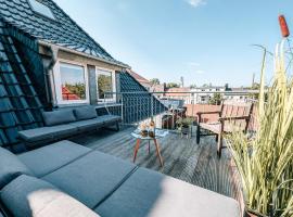 4-Schlafzimmer-Terrassensuite Oasis - WORKSPACE EM-APARTMENTS DEUTSCHLAND，位于比勒费尔德比勒费尔德历史博物馆附近的酒店