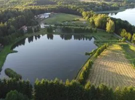 Mieszkanie nad jeziorem Rydzówka+prywatny staw+plaża+Mazury