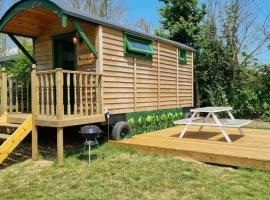 Woodie the shepherds hut - sleeps 4，位于奇切斯特的公寓