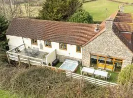 The West Barn near Bath, sleeps 24 and 2 hot tubs