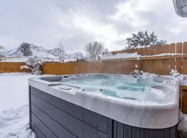 Modern home near UVU and BYU with hot tub and mountain views