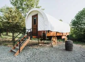 Heated & AC Full Bathroom Covered Wagon