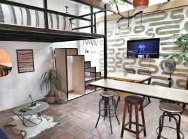 Loft céntrico con diseño único，位于图兰辛戈的酒店